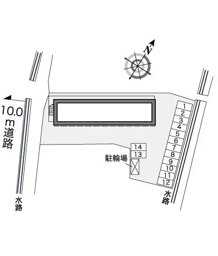 ★手数料０円★島田市中河　月極駐車場（LP）